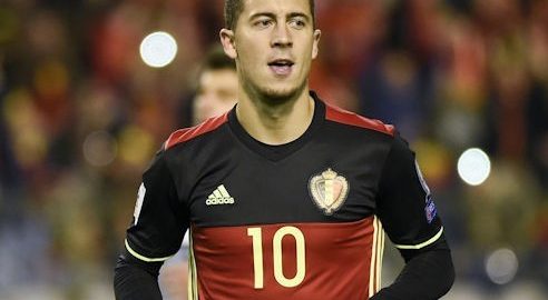 Eden Hazard vandt 2017 belgisk fodbold Mr.